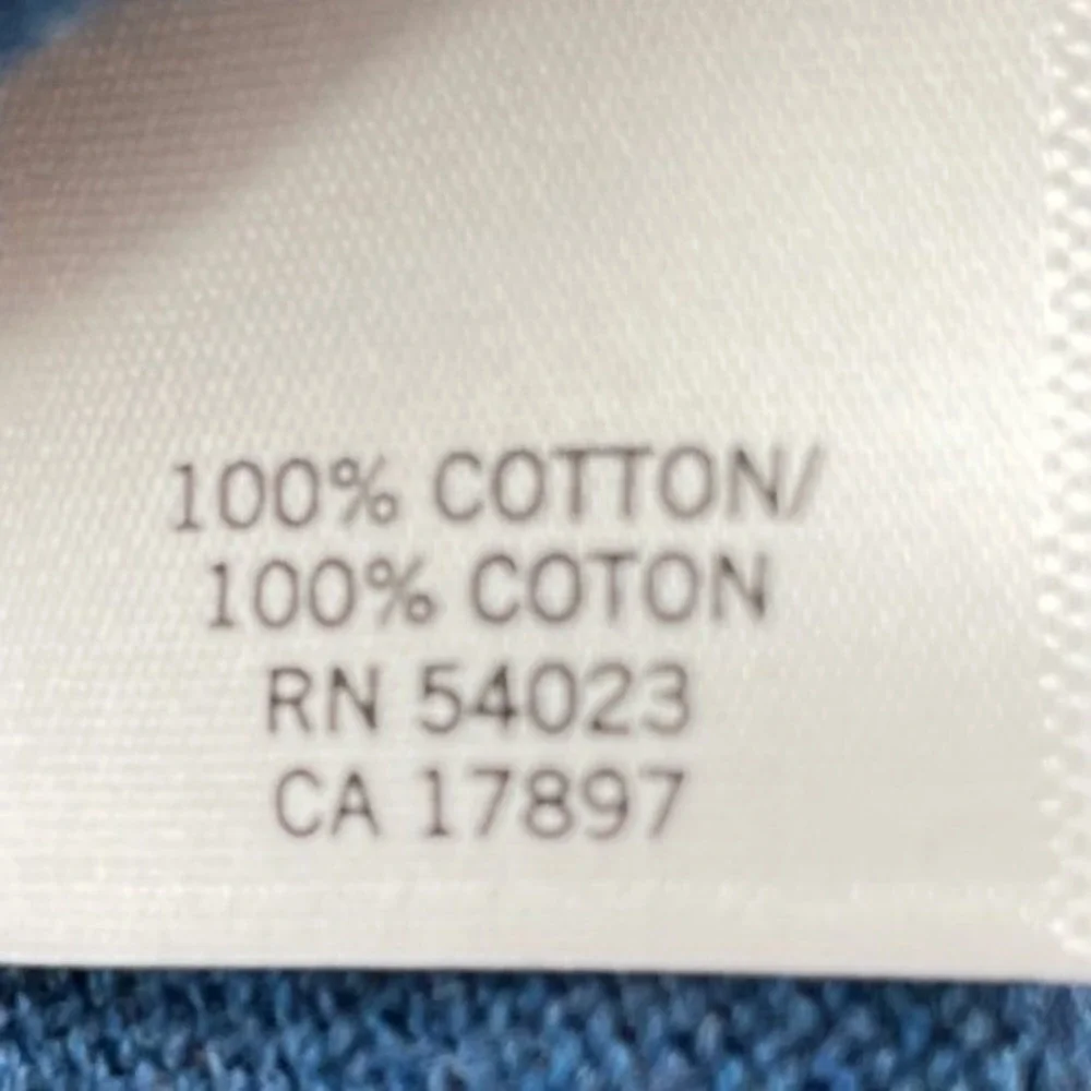 Banana‎ Republic Colorblock Sweater Mens Large Blue Grey 100% Cotton Preppy